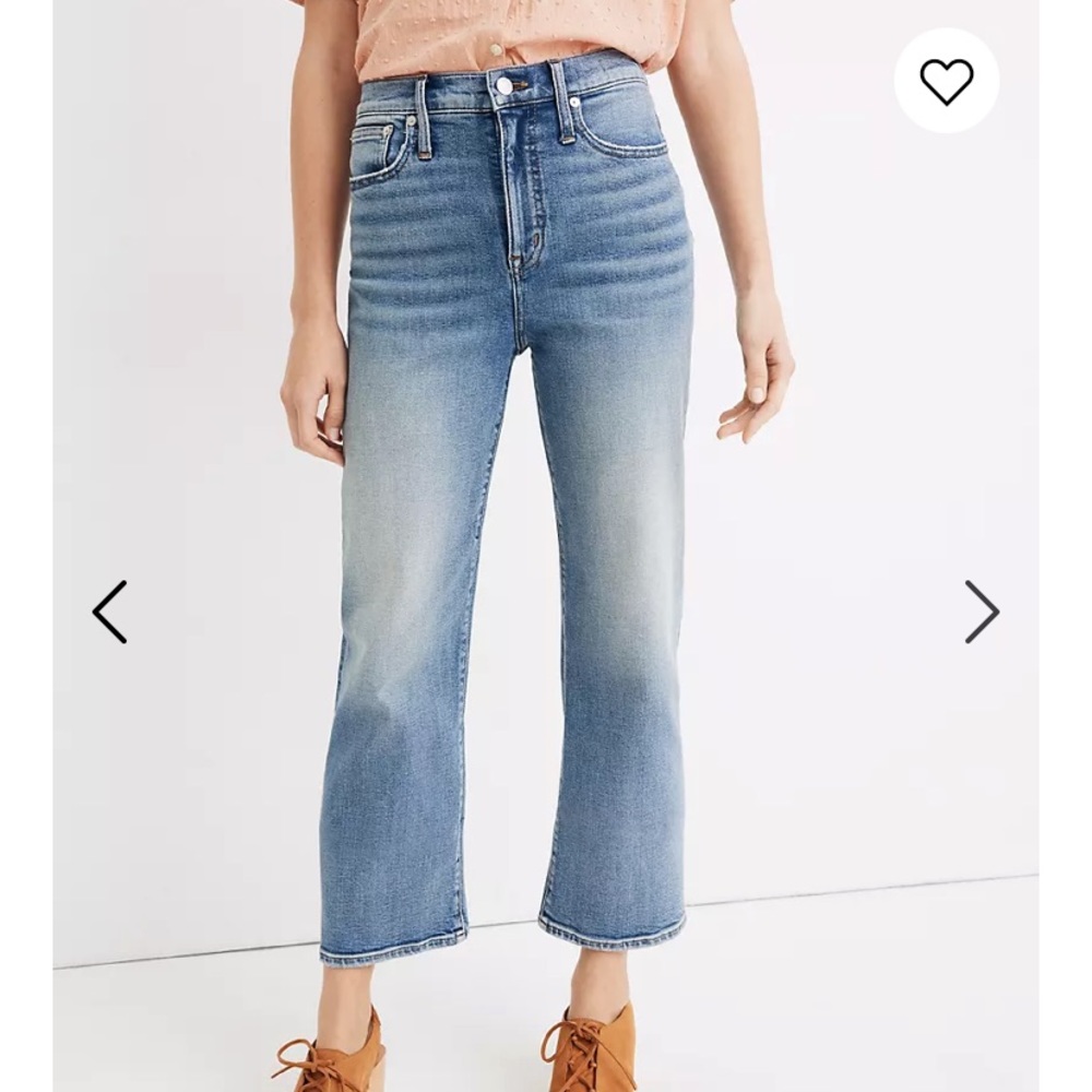 Madewell slim wide leg crop NWOT